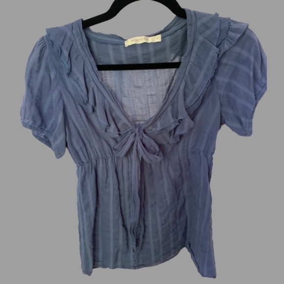 MINKPINK tie front blouse - Picture 1 of 2